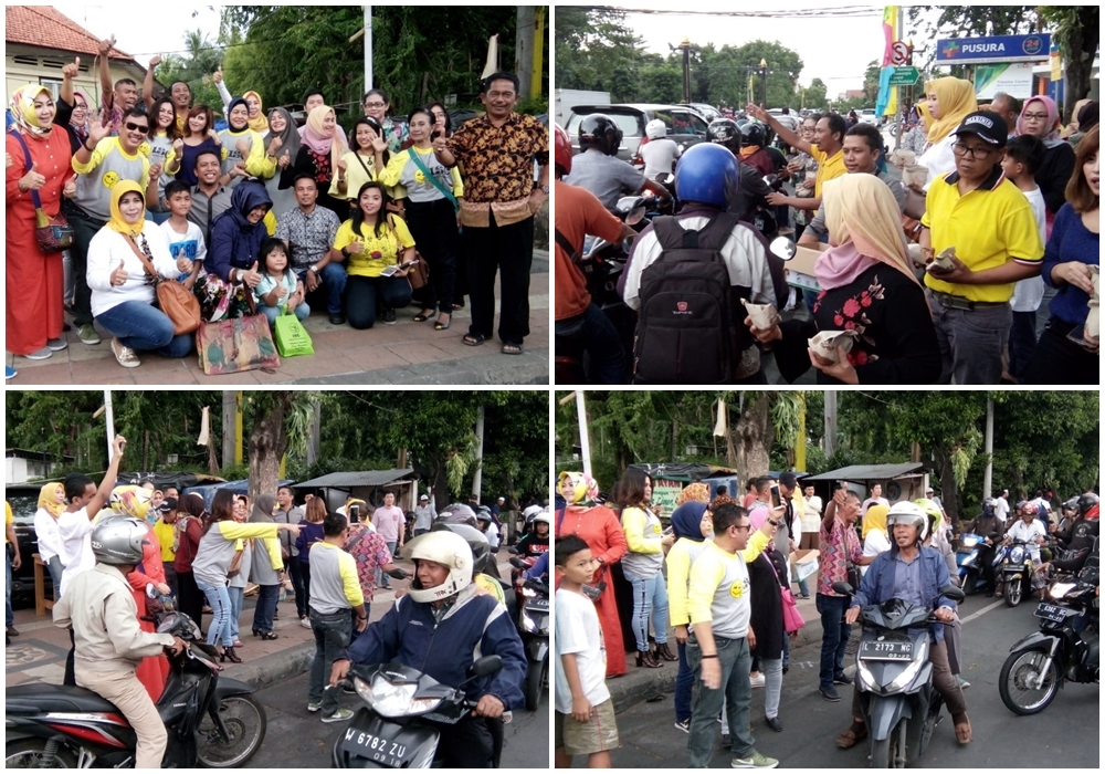 foto Indonesia Smile Community (ISC) Surabaya Bagi-Bagi Takjil Gunakan 