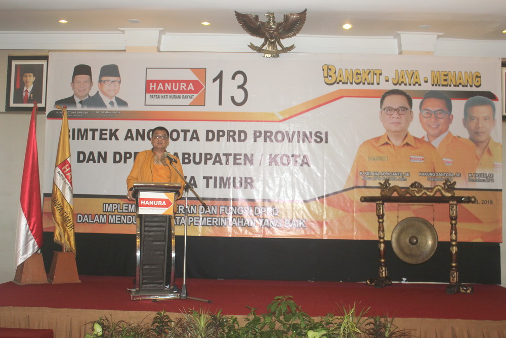 foto H Kelana Aprilianto Ketua DPD Partai Hanura Jawa Timur