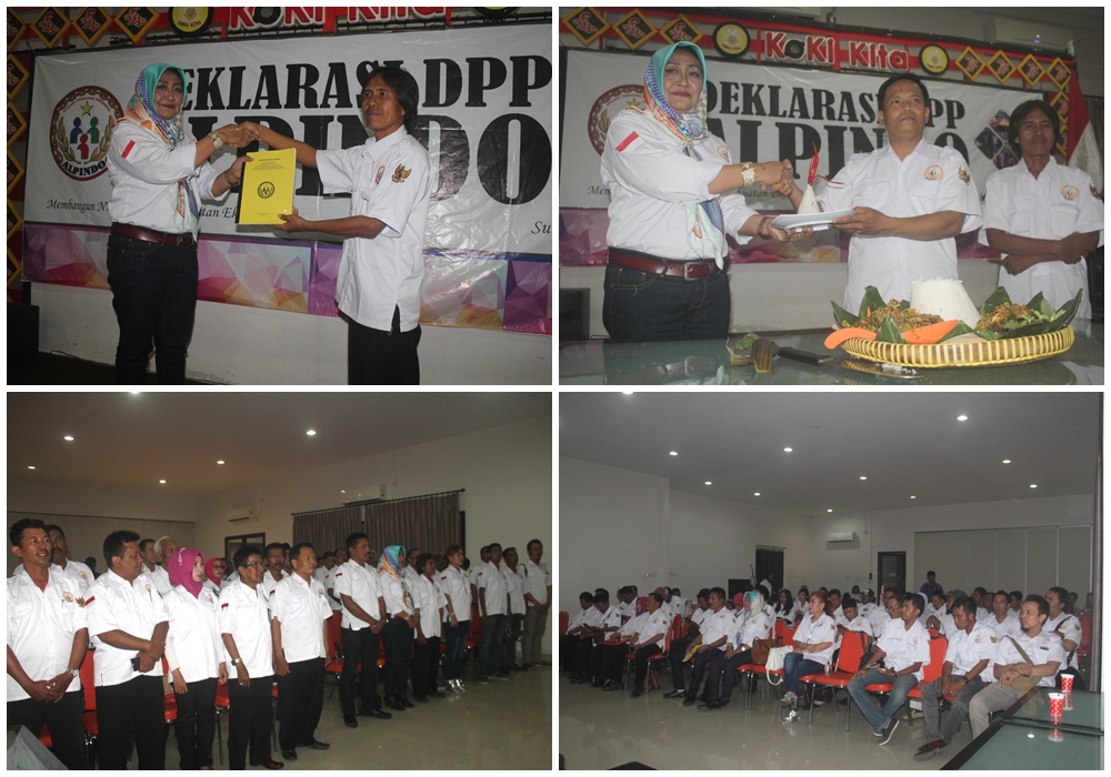 Deklarasi Organisasi ALPINDO, Ketua Umum Lantik 17 Pengurus DPD Se-Jawa Timur. 